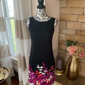 A line dress with print detail